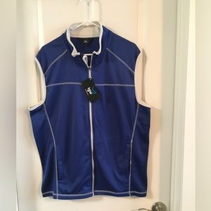 TGW Men’s Player Golf Vest L Blue New